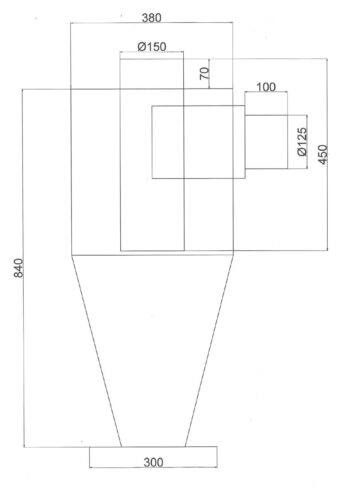 ADAMIK Separator 150 dimensions