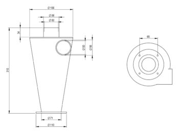 ADAMIK Separator 50 dimensions